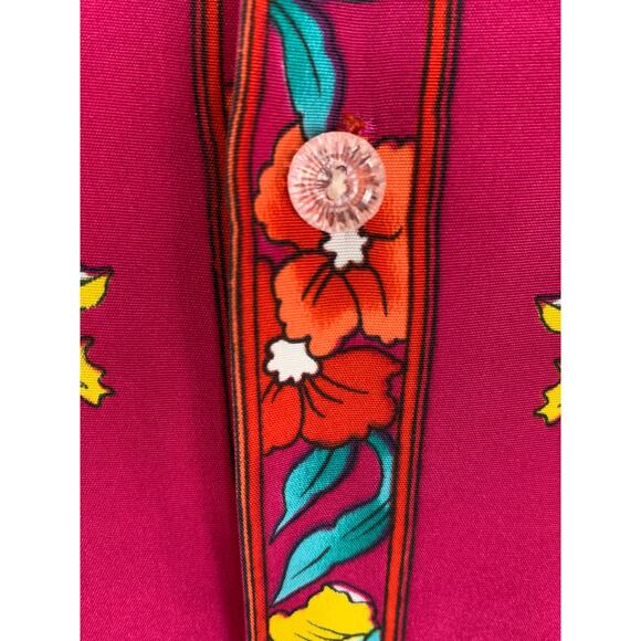 Vtg 90s Bold Shirt Supermodel BarbieCore Rockabilly Punk Girlie Western Retro 60 - Picture 3 of 12